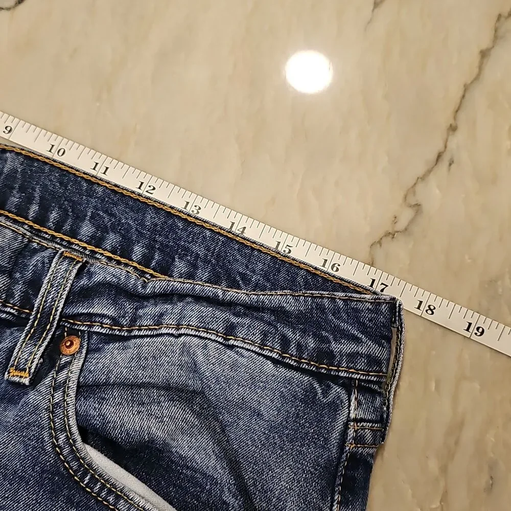 Levi's 514 Jeans Men's 36x34 Straight Slim Fit Stretch Blue Med Wash Denim